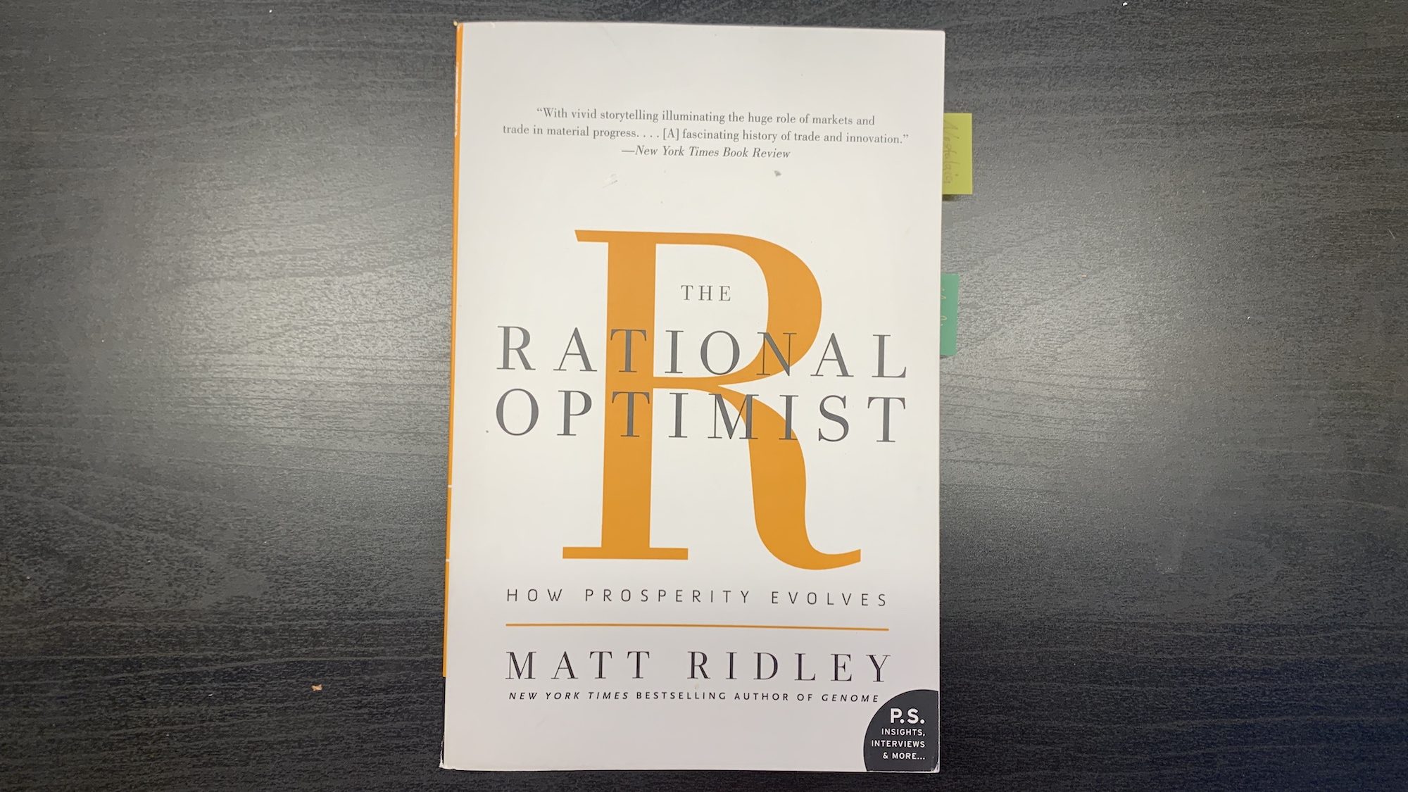 The Rational Optimist Book